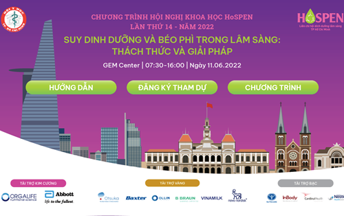 Hội nghị khoa học lần thứ 14 HoSPEN Chuyên đề: "Suy dinh dưỡng và béo phì trong lâm sàng: thách thức và giải pháp" 